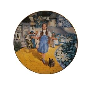 Wizard of Oz‎ Yellow Brick Road Collector Plate Rudy Laslo 1991 Limited Edition